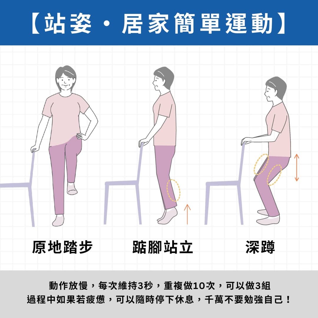 樂齡族居家簡易運動 — 圖 2/4